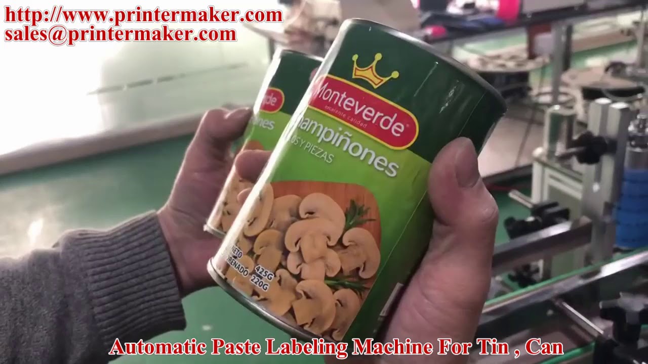 Automatic Paset Labeling Machine for Tin,Can