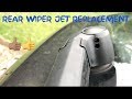 How to replace rear windscreen washer jet on an Audi (Audi A3 8P) EASY!