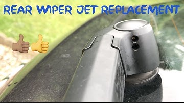 How to replace rear windscreen washer jet on an Audi (Audi A3 8P) EASY!