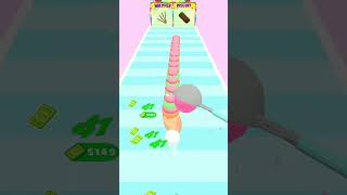 3D Ice Cream Stack Running #short #shorts #game #gamer