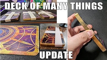 Deck Of Many Things Physical Copies Are Arriving... | Nerd Immersion