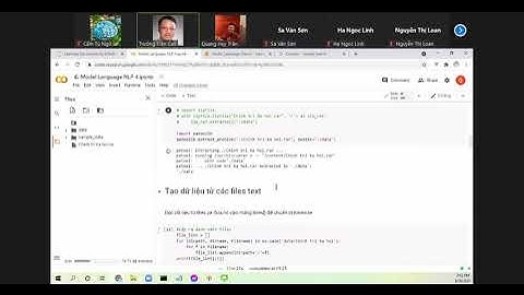 Xử lý ngôn ngữ tự nhiên buổi 4 part 5