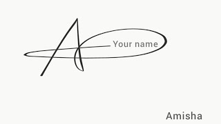 A - Signature tutorial | +91 8304091383 WhatsApp/ telegram/freebirdsdesigns1@gmail.com