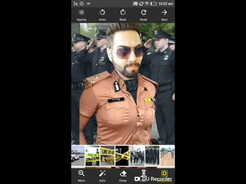 Lady Police Photo Editing Tutorial {both Of You Teri Maa Di Gandi Phuddi}