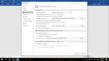 Using the Autosave Features of Microsoft Office