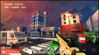 Playing freecraft zombie apocalypse (full gameplay)|Simple sandbox 2|Ryder ssb2 screenshot 5