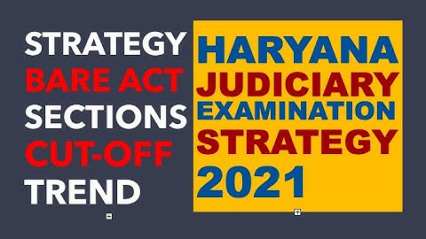 Haryana Judiciary Strategy | HJS Exam Preparation | How to prepare for Haryana Judiciary?