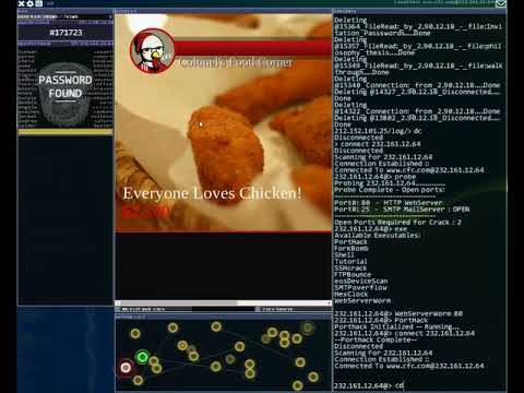 Hacknet - CSEC Invitation - Hacking Into CFC (KFC)