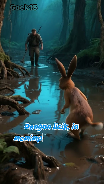 si kancil yang cerdik melawan pemburu #shorts #videoviral #fairytales #animals