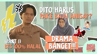 #VLOG 113 - DITO HARUS PAKE BAJU ANISA?? DRAMA BANGET!!! • BTS FILM 100% HALAL || Anisa Rahma