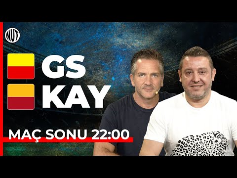 Canlı… Galatasaray 2 – 1 Kayserispor  Maç Sonu | Nihat Kahveci Nebil Evren | Gol Makinası