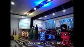 Culto Misionero Iglesia Pentecostal Unida de Colombia 05 y 06 de Julio 2014