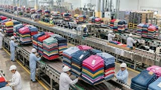 How Clothes Are Made from Cotton I Inside a Textile Factory (full procedure)