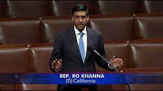 Ro Khanna speaks on the House Floor opposing strikes on Iran and another war in the Middle East