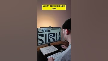 What the client sees vs what the designer sees