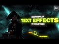 Tiktok text effects tutorial after effects