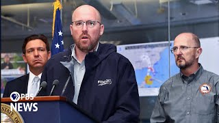 WATCH: Florida officials give update on response and rescue efforts after Hurricane Milton