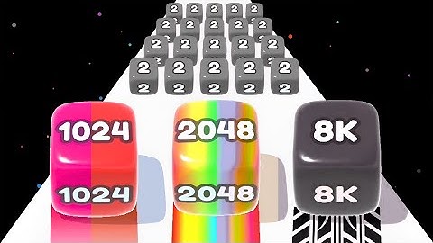 Only 1% Can Reach 2048! 😱 Jelly Run 2048 All Levels SpeedRun Gameplay Android iOS Ep1