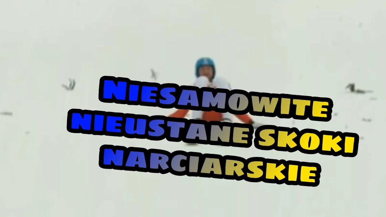 Niesamowite nieustane skoki narciarskie