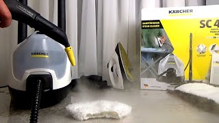 Пароочиститель KARCHER SC4 EASYFIX PREMIUM IRON Распаковка комплектация сборка  и первое включение