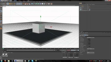 Cinema 4D Thrausi Collapsing Cube Revealing Text Intro Tutorial