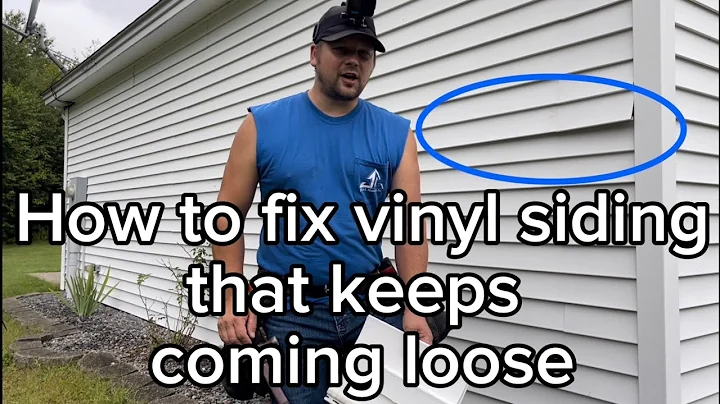 How to fix vinyl siding that keeps coming loose