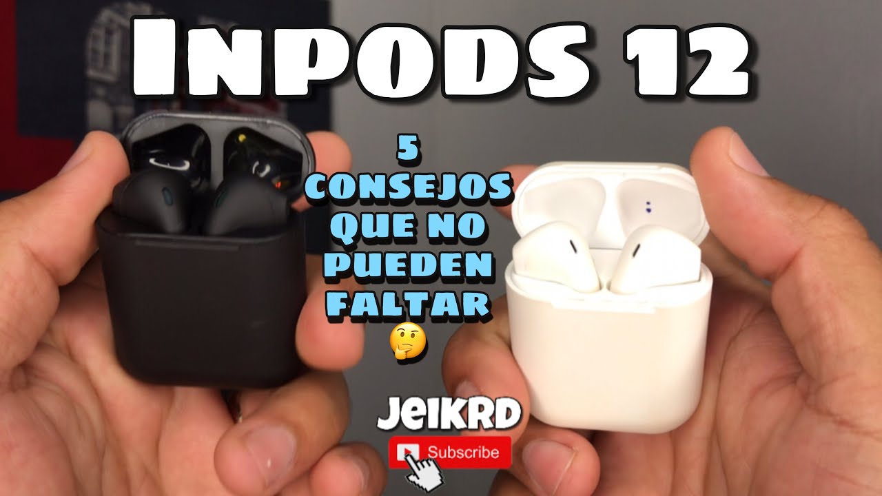InPods 12 PROBLEMA de CARGA SOLUCIONADO como cargar i12 que no me dura la  carga - YouTube