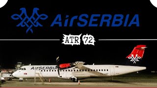 4K Air Serbia ATR 72 | flight review | Tirana 🇦🇱 to Belgrade 🇷🇸 