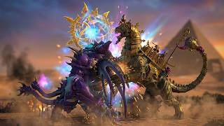 Tzeentch vs Tomb Kings — ARCANE STORM vs ETERNAL LEGIONS — Cinematic 4K Warhammer 3