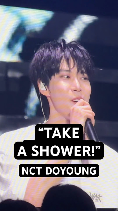 #DOYOUNG tells nctzens to shower after the concert 😂🫢🚿🧼 #nct127 #neocity_the_momentum #kpop #nct
