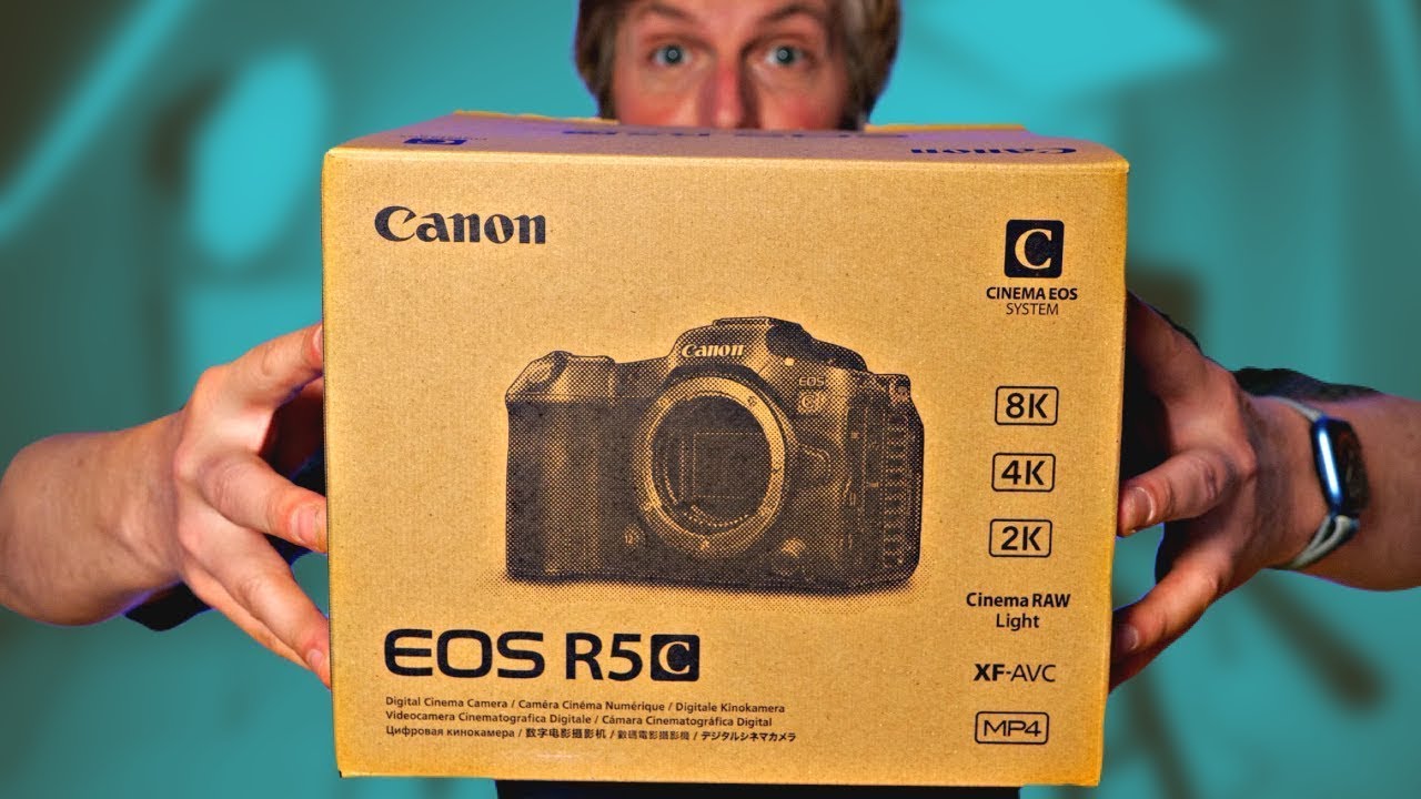 CANON R5C UNBOXING & Hands-On First Look with 24-105 Combo : So 