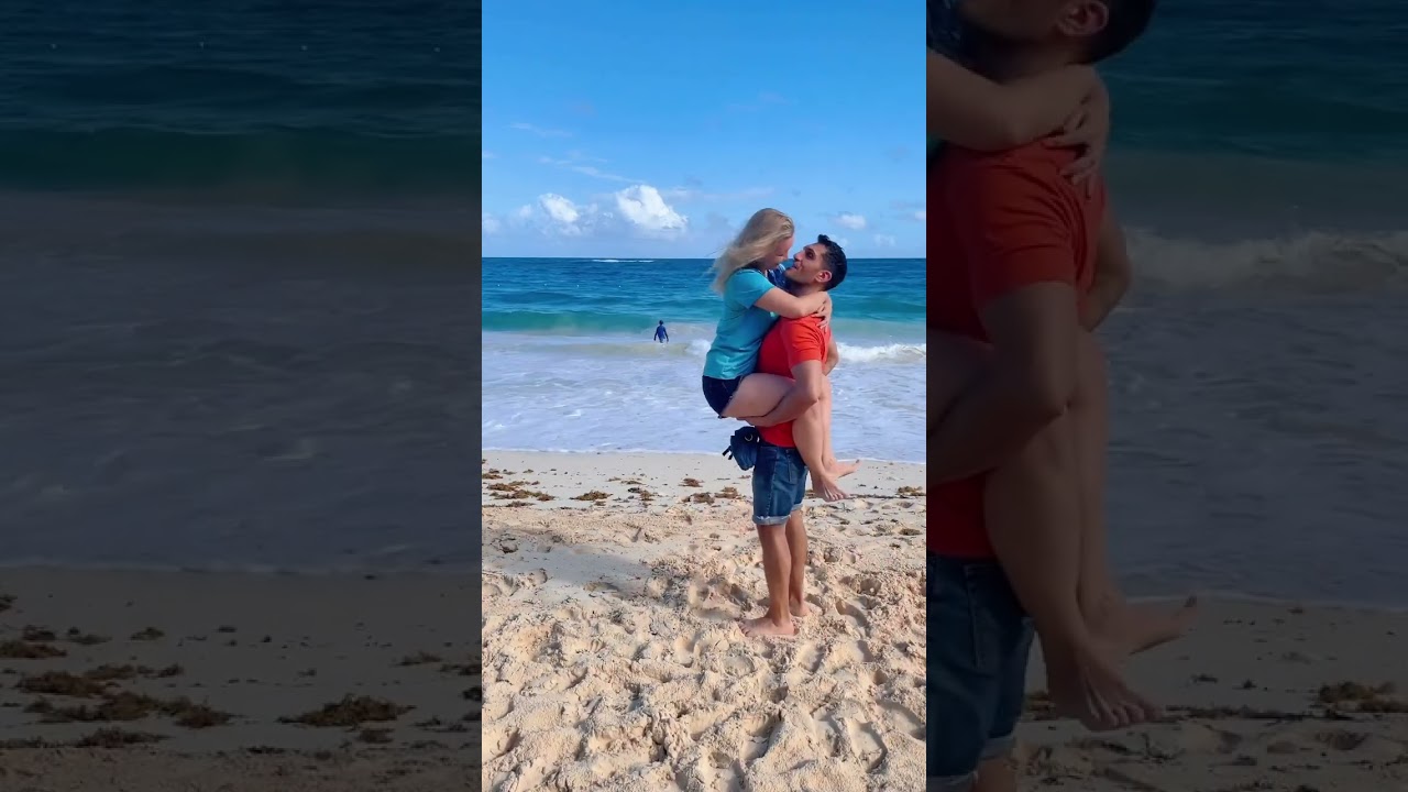 Love is… going on holiday just to shoot your girlfriend’s mermaid content 🧜‍♀️