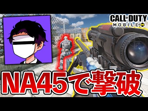 ランクマで偶然IQと遭遇！野良のNA45使いとタッグ組み地獄を見せるわ【CODモバイル】【Tanaka90】