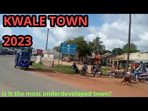 is this the most underdeveloped town in Kenya.?// Kwale town tour