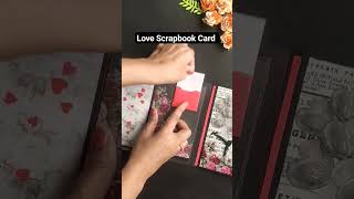 Love Scrapbook Card #diy #handmade #myshorts #shorts #scrapbook