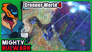 I Summoned Endless Skimmers To ShutDown All Resistance!  Creeper World 4 [PAC: Mighty Bulwark]