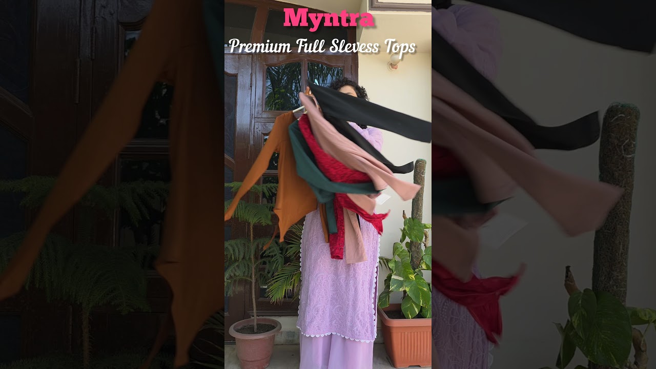 Myntra premium Quality full slevess top haul 🎊 #myntrahaul #tophaul #tops #affordable #officewear