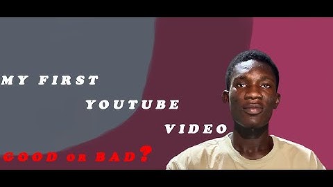 INTRO to my channel -- My first official YouTube video