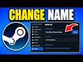 How To Change Your Steam Name