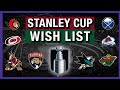 My Stanley Cup Champions Wishlist (for the next 10 years)