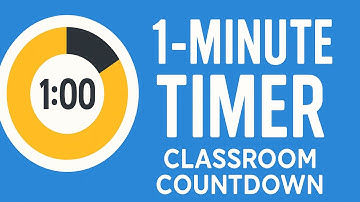 1 Minute Timer for Kids | Homework, Transitions & Games