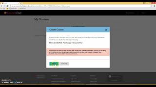 Create a New LaunchPad Course
