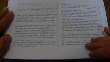 ASMR - Relaxation Video - Australian Accent - All Whispering - A Relaxing Trip to the Beach Story