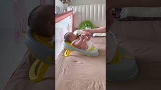 Baby Bathes on a Cloud Silicone Bath Pad Shocks New Parents #baby#babycare #kids#shorts