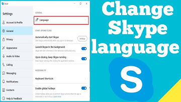 How to change Skype language ?