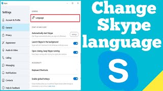 How to change Skype language ?