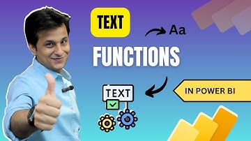 11.0 Text Functions in Power BI (Power Query) | Power BI Tutorial for Beginners | By Pavan Lalwani