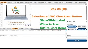 Day 24 (B): Salesforce LWC Checkbox Button – Show/Hide Label, Use Cases, Add to Cart Demo
