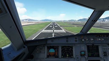 [ MSFS LANDING ] - FENIX A320 - VHHH Hong Kong International Airport