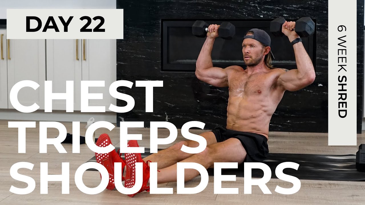 24 x 36 Triceps Workout Fitness Chart